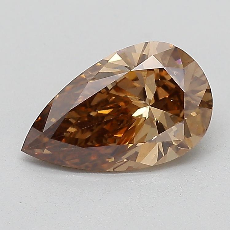 1.50 Ct. Fancy  Brown Pear Lab Grown Diamond