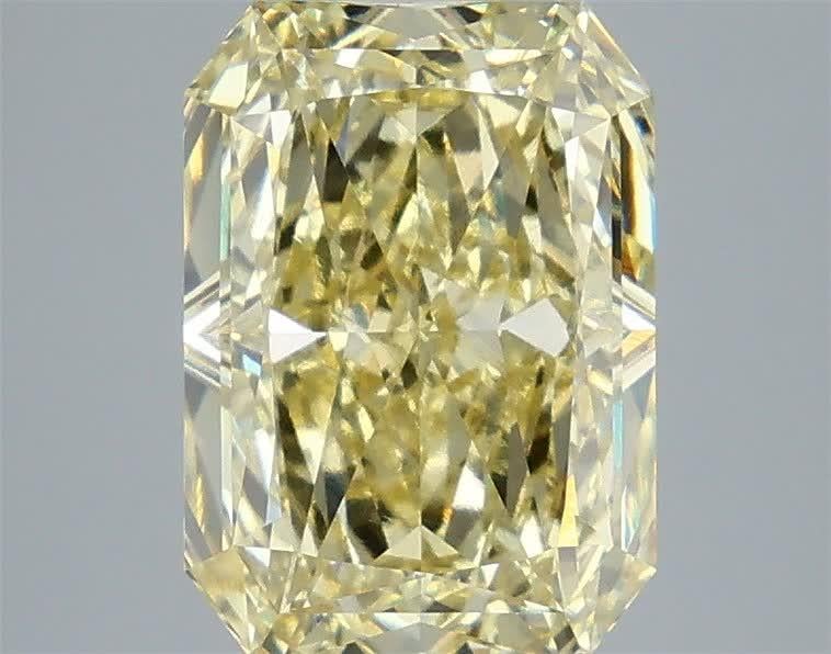 4.06 Ct. Fancy Intense Yellow Radiant Lab Grown Diamond