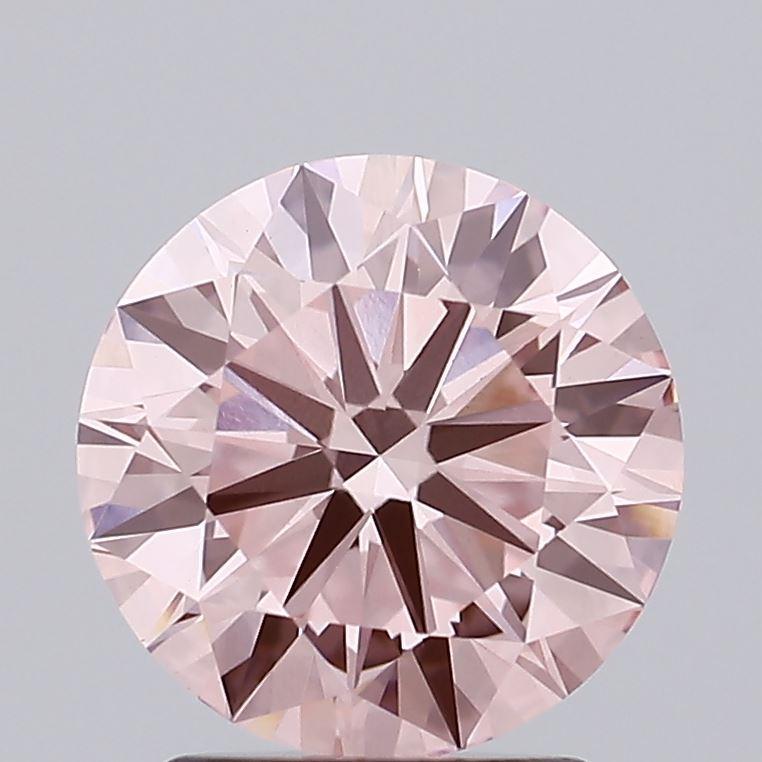 2.16 Ct. Fancy Intense Pink Round Lab Grown Diamond