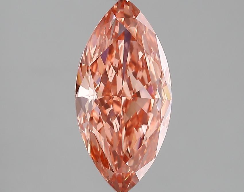 2.46 Ct. Fancy Pink Marquise Lab Grown Diamond