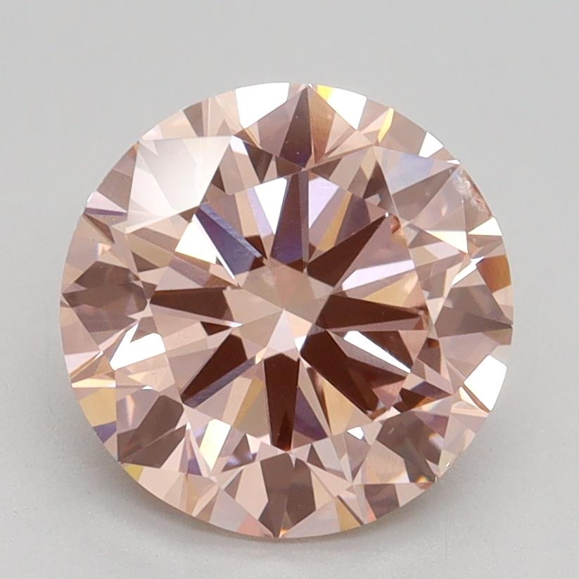 2.50 Ct. Fancy Intense Pink Round Lab Grown Diamond