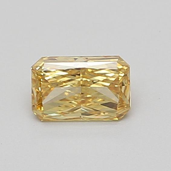 0.54 Ct. Fancy Vivid Yellow Radiant Lab Grown Diamond