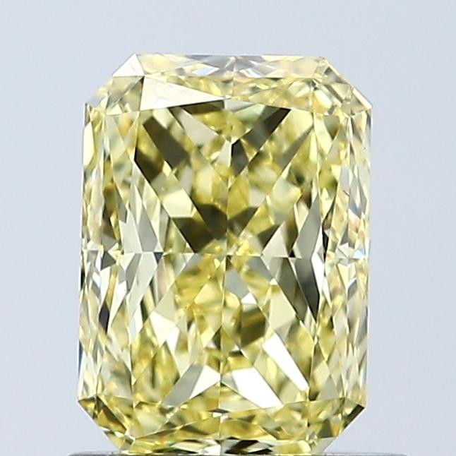 1.08 Ct. Fancy Vivid Yellow Radiant Lab Grown Diamond