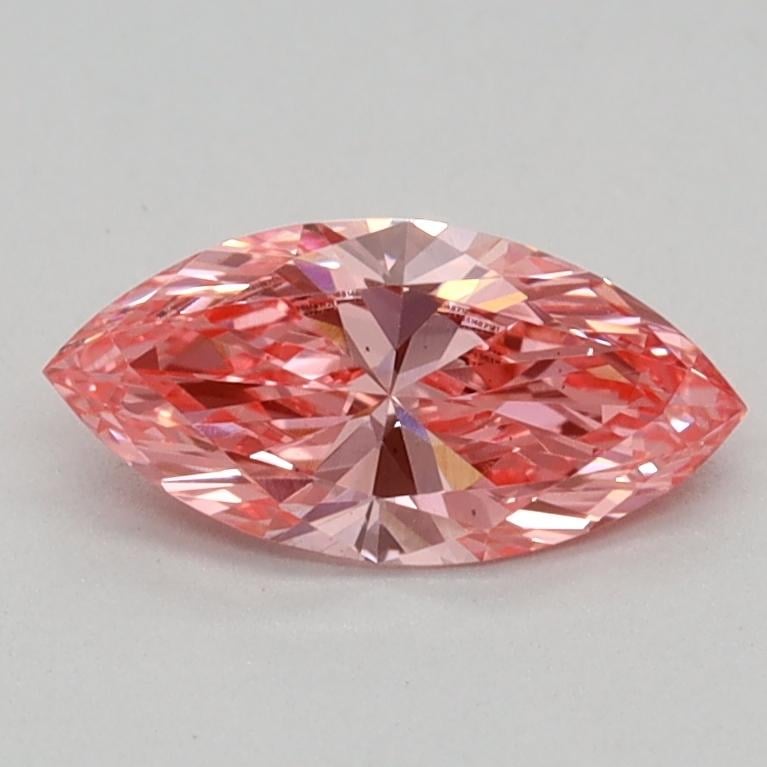 0.35 Ct. Fancy Vivid Pink Marquise Lab Grown Diamond