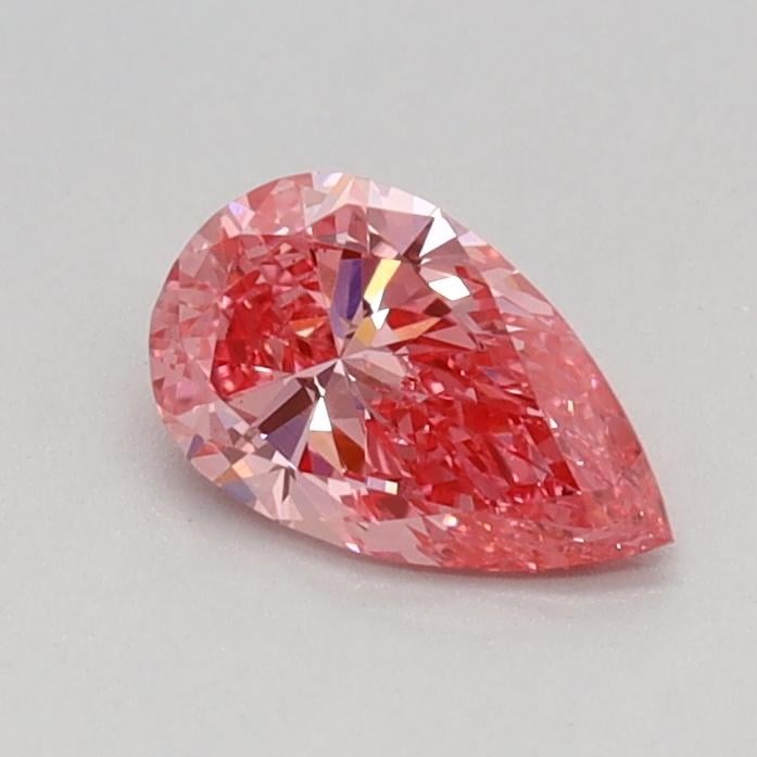 0.36 Ct. Fancy Vivid Pink Pear Lab Grown Diamond