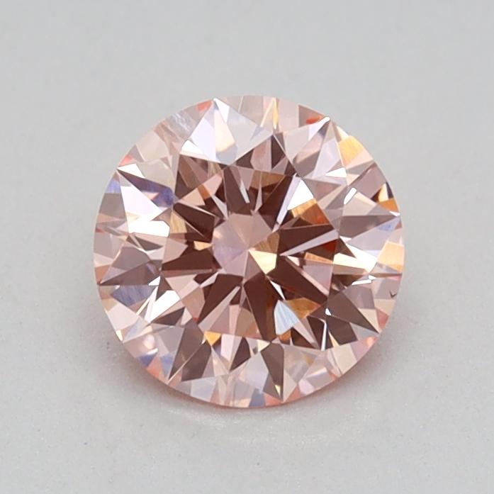 0.51 Ct. Fancy Intense Pink Round Lab Grown Diamond