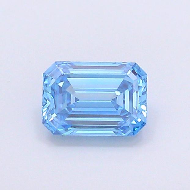 1.13 Ct. Fancy Vivid Blue Emerald Lab Grown Diamond