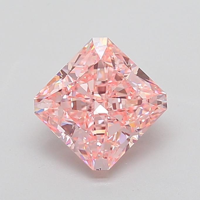 3.36 Ct. Fancy Vivid  Pink Radiant Lab Grown Diamond