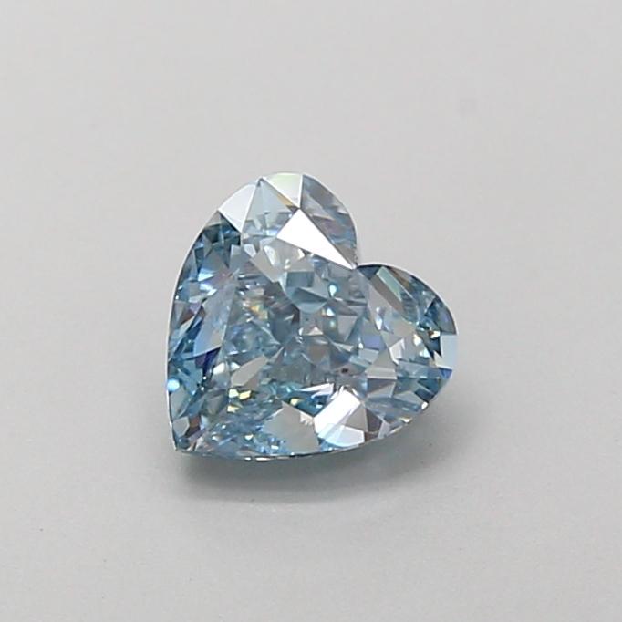 1.01 Ct. Fancy Vivid  Blue Heart Lab Grown Diamond