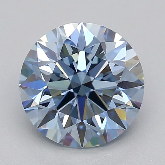 1.03 Ct. Fancy Intense  Blue Round Lab Grown Diamond