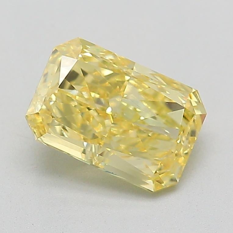 1.08 Ct. Fancy Intense  Yellow Radiant Lab Grown Diamond
