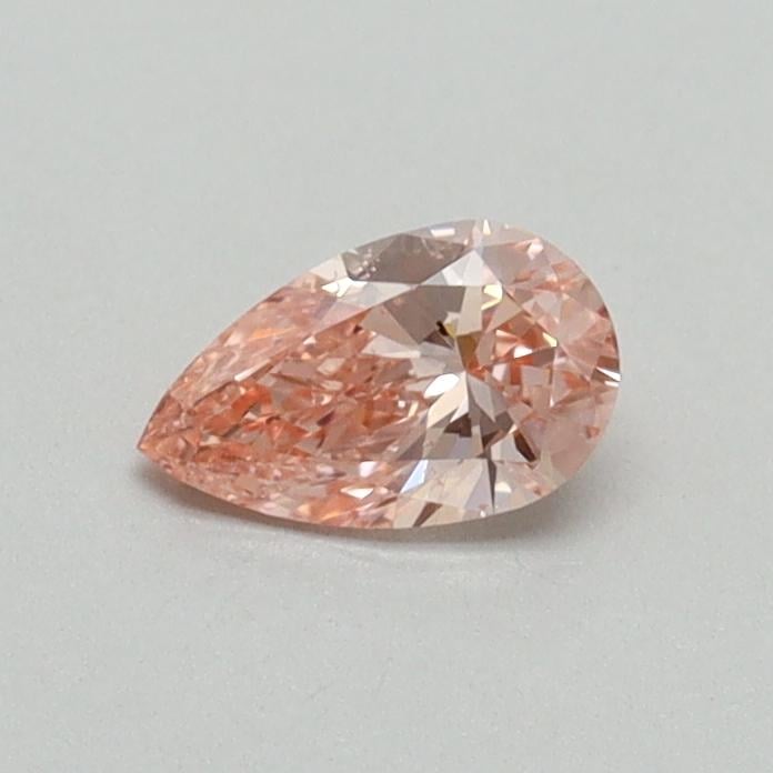 0.30 Ct. Fancy Vivid Pink Pear Lab Grown Diamond