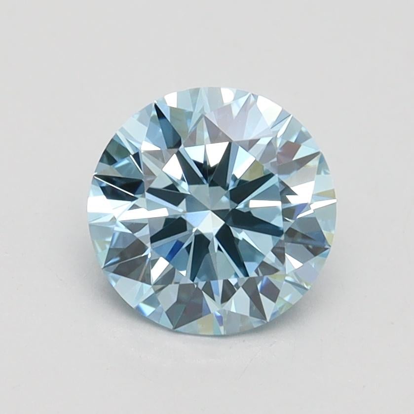 1.10 Ct. Fancy Intense Blue Round Lab Grown Diamond