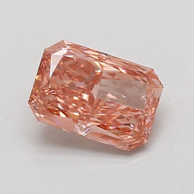 1.00 Ct. Fancy Vivid Pink Radiant Lab Grown Diamond