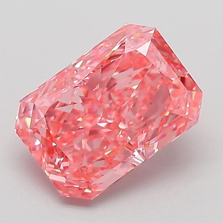 2.01 Ct. Fancy Pink Radiant Lab Grown Diamond