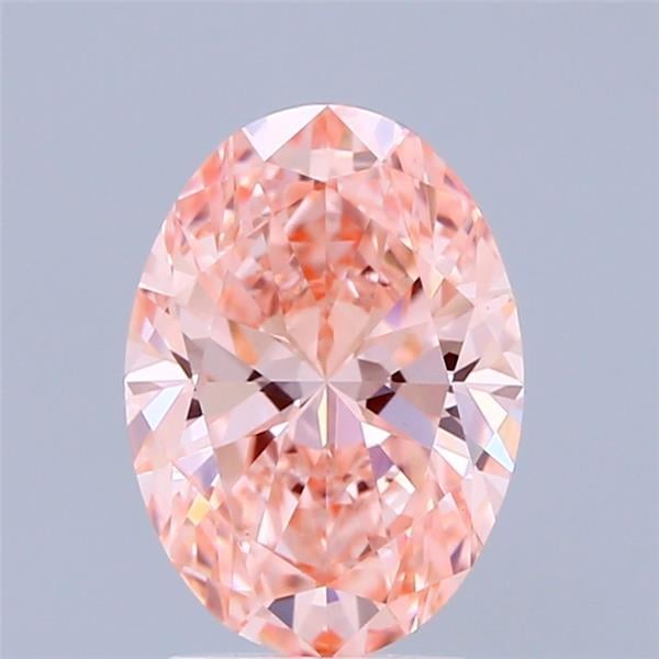 2.00 Ct. Fancy Vivid Pink Oval Lab Grown Diamond
