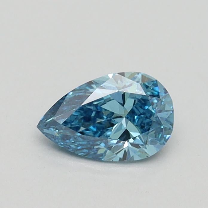 0.37 Ct. Fancy Vivid Blue Pear Lab Grown Diamond