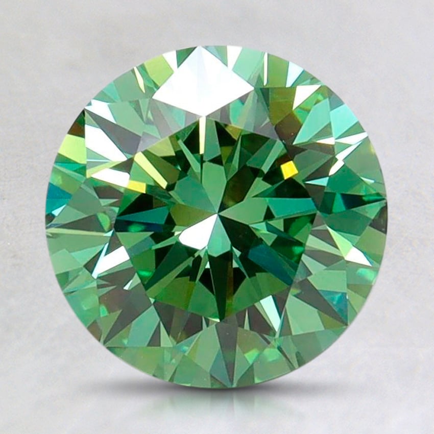 2.01 Ct. Fancy Vivid Pacific Green Round Lab Grown Diamond