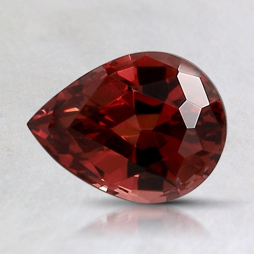 8x6mm Peach Pear Garnet