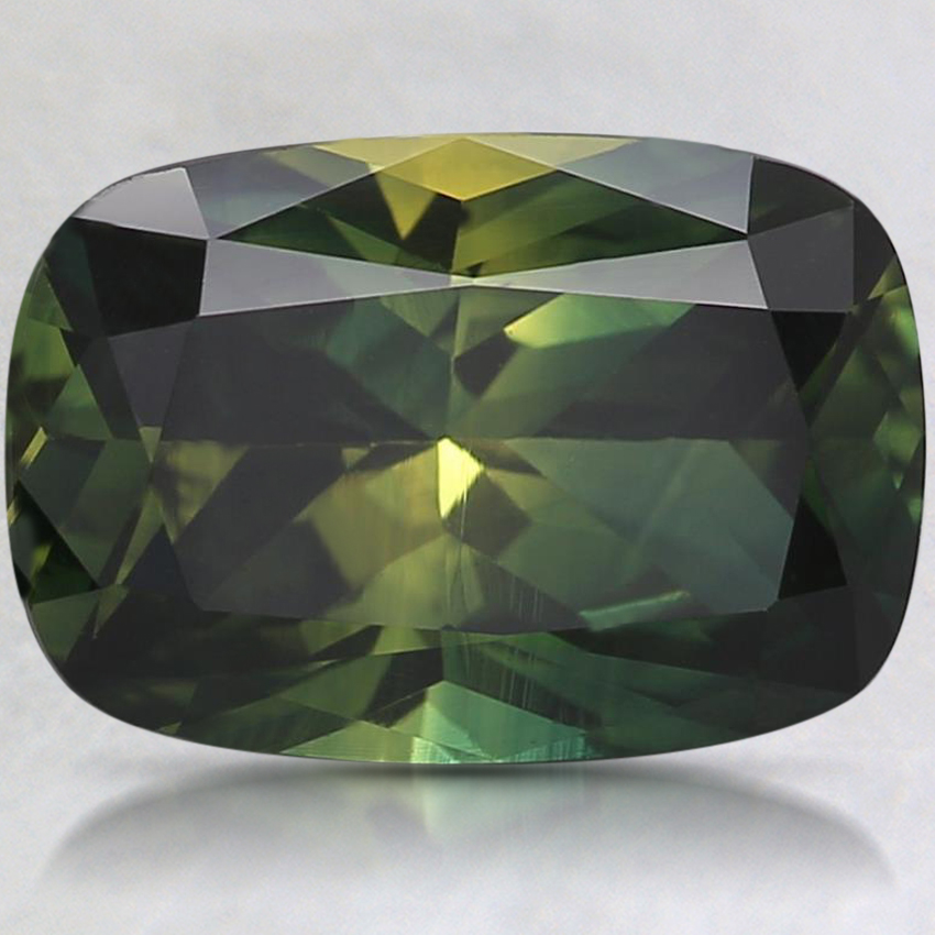 9.9x6.8mm Green Cushion Australian Sapphire