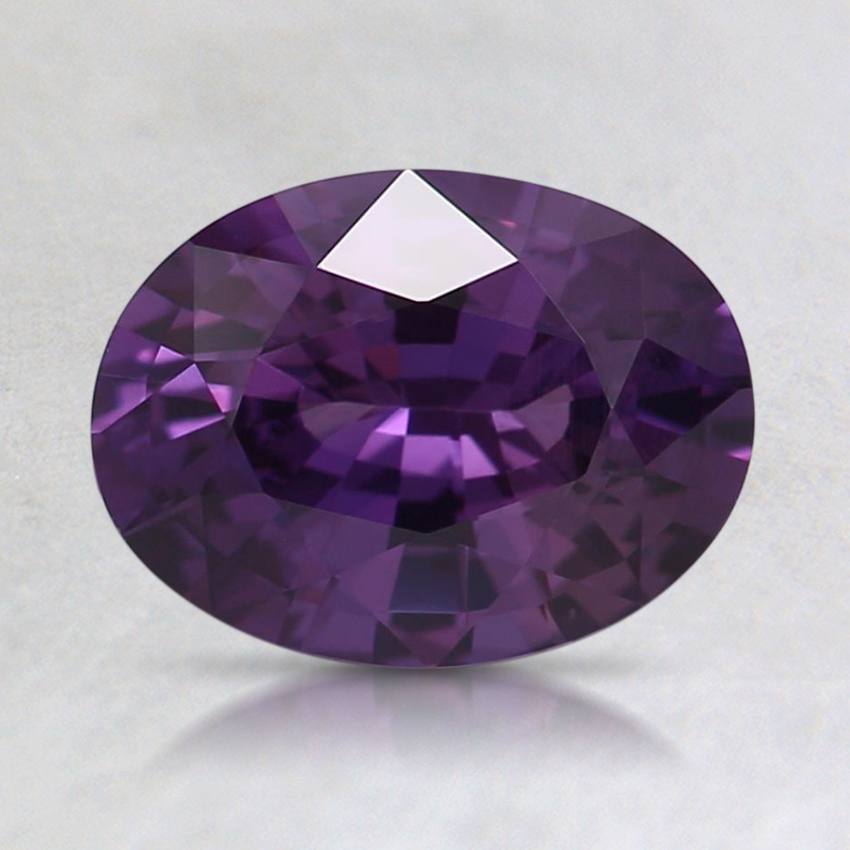 8.1x6.1mm Purple Oval Sapphire