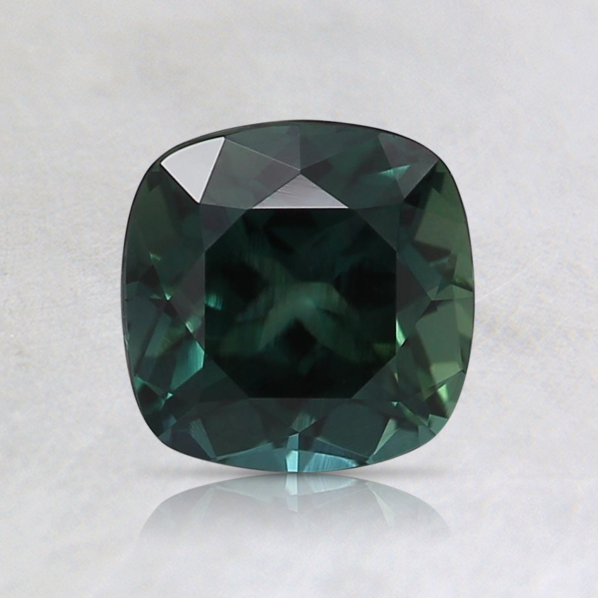 6mm Unheated Teal Cushion Sapphire
