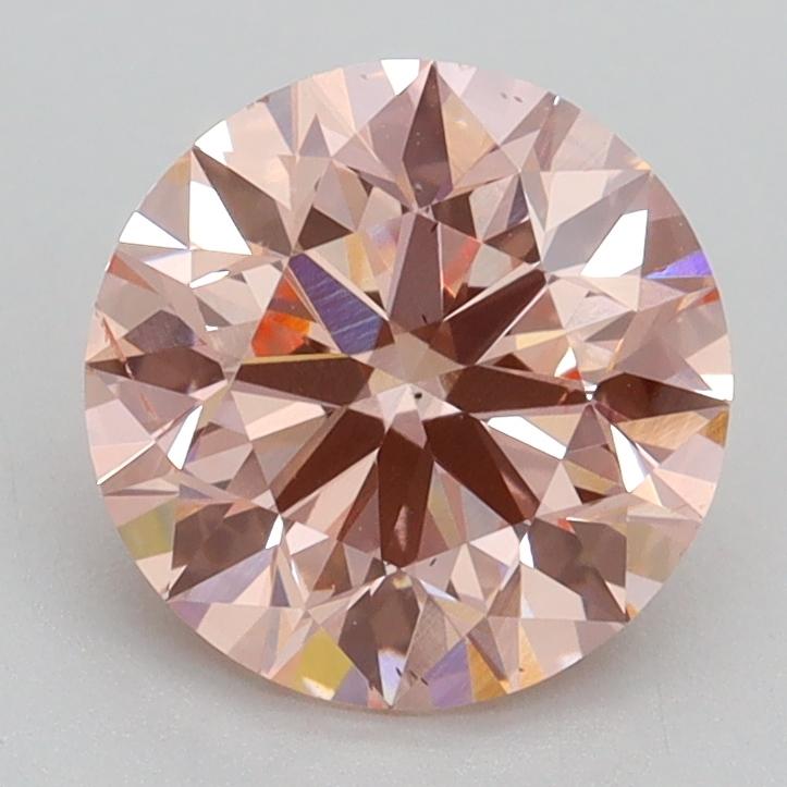 2.00 Ct. Fancy Intense Pink Round Lab Grown Diamond