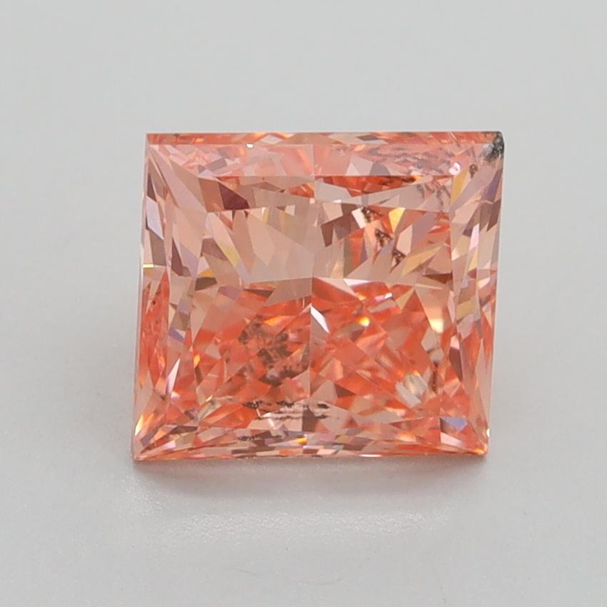 2.01 Ct. Fancy Vivid Pink Princess Lab Grown Diamond