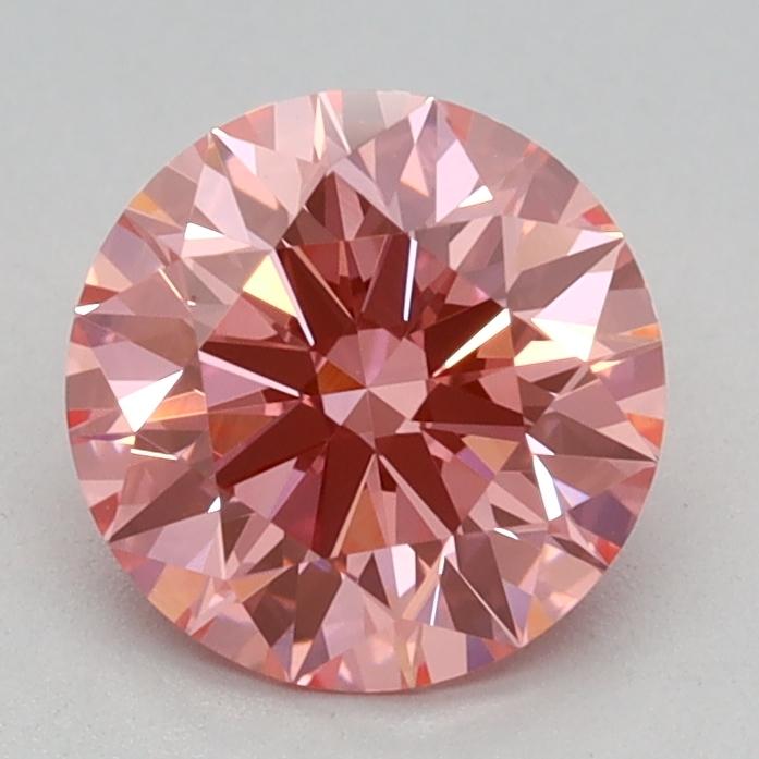 1.04 Ct. Fancy Vivid Pink Round Lab Grown Diamond