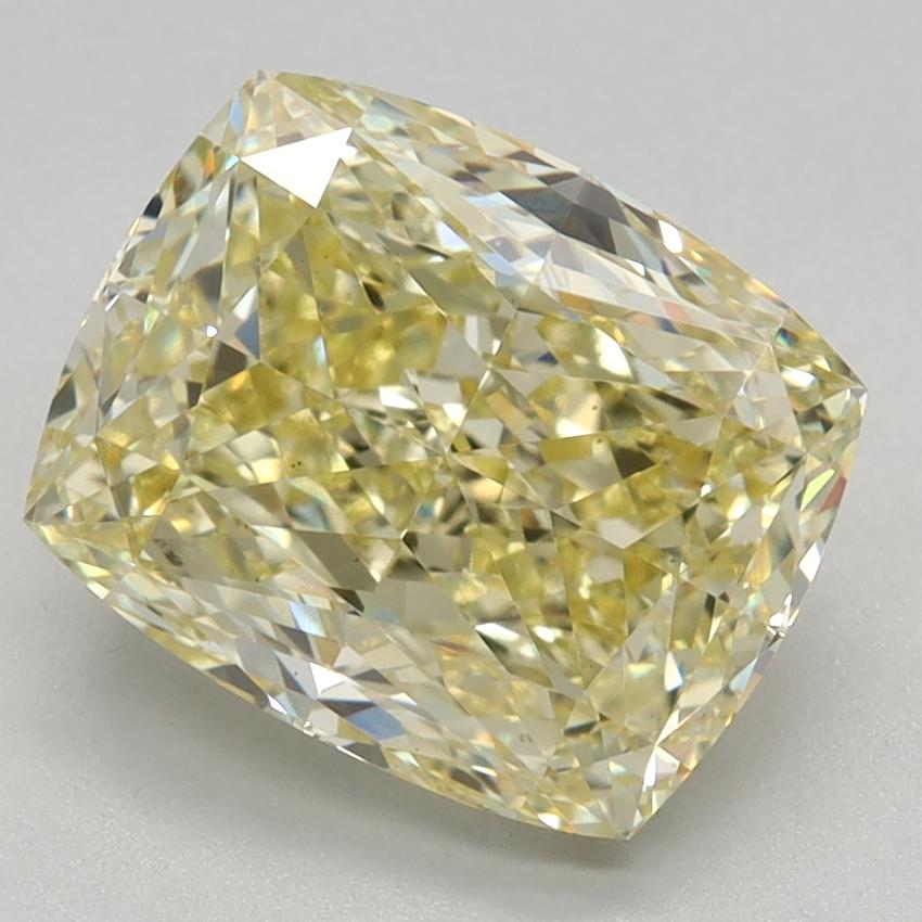 2.64 Ct. Fancy Intense Yellow Cushion Lab Grown Diamond
