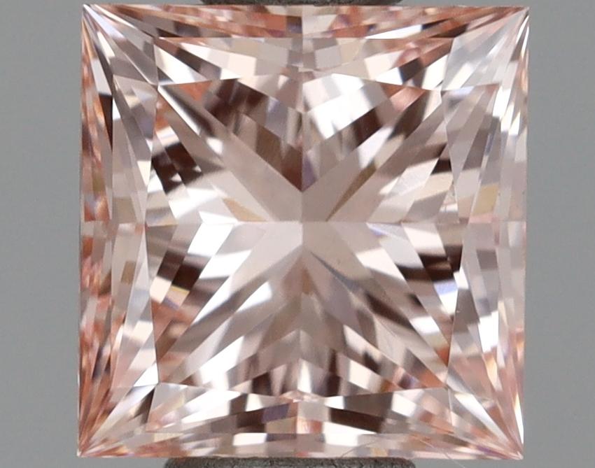 1.00 Ct. Fancy Intense Pink Princess Lab Grown Diamond