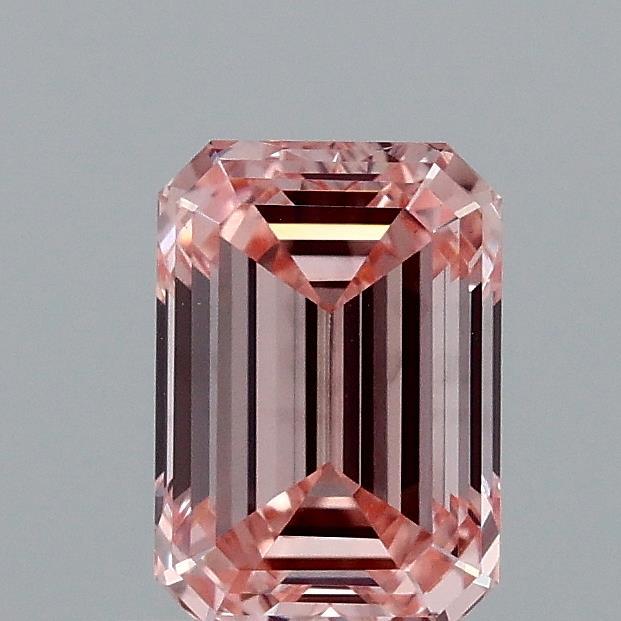 1.00 Ct. Fancy Intense Pink Emerald Lab Grown Diamond