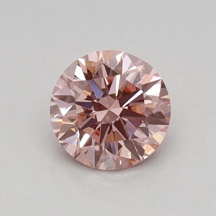 0.36 Ct. Fancy Vivid Pink Round Lab Grown Diamond