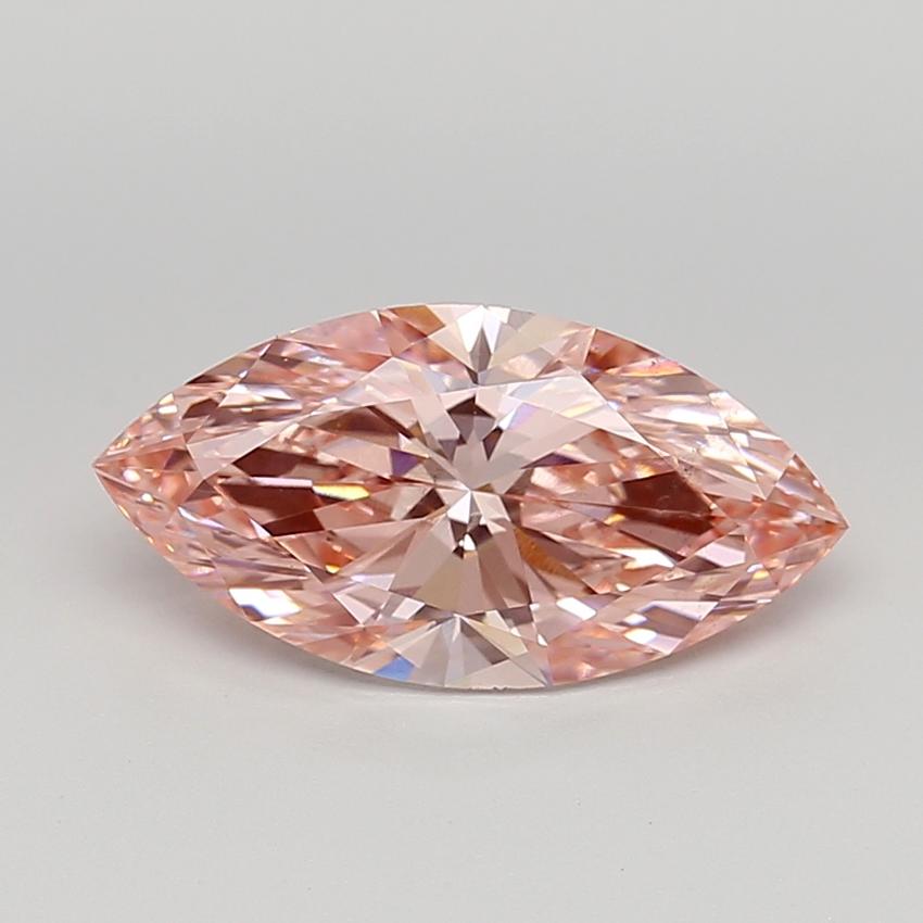 3.01 Ct. Fancy Vivid  Pink Marquise Lab Grown Diamond