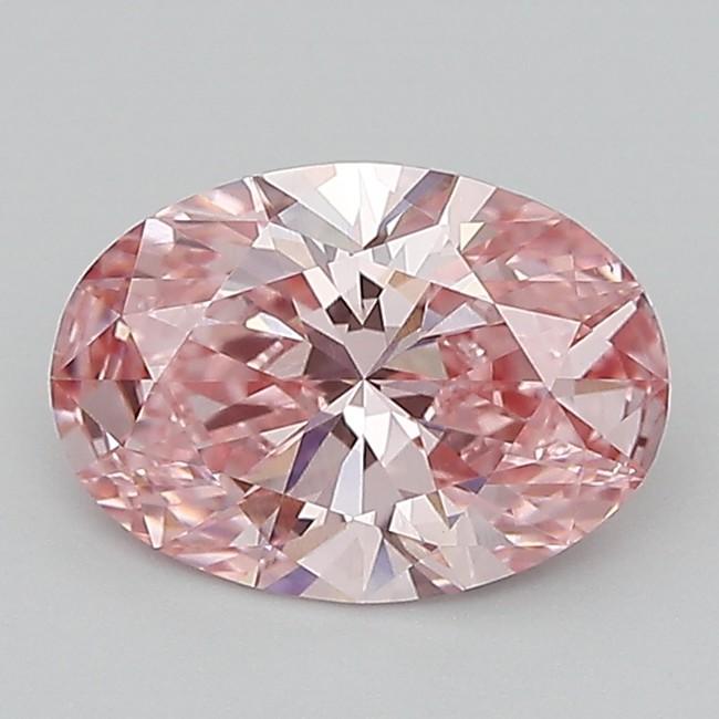 2.05 Ct. Fancy Vivid  Pink Oval Lab Grown Diamond