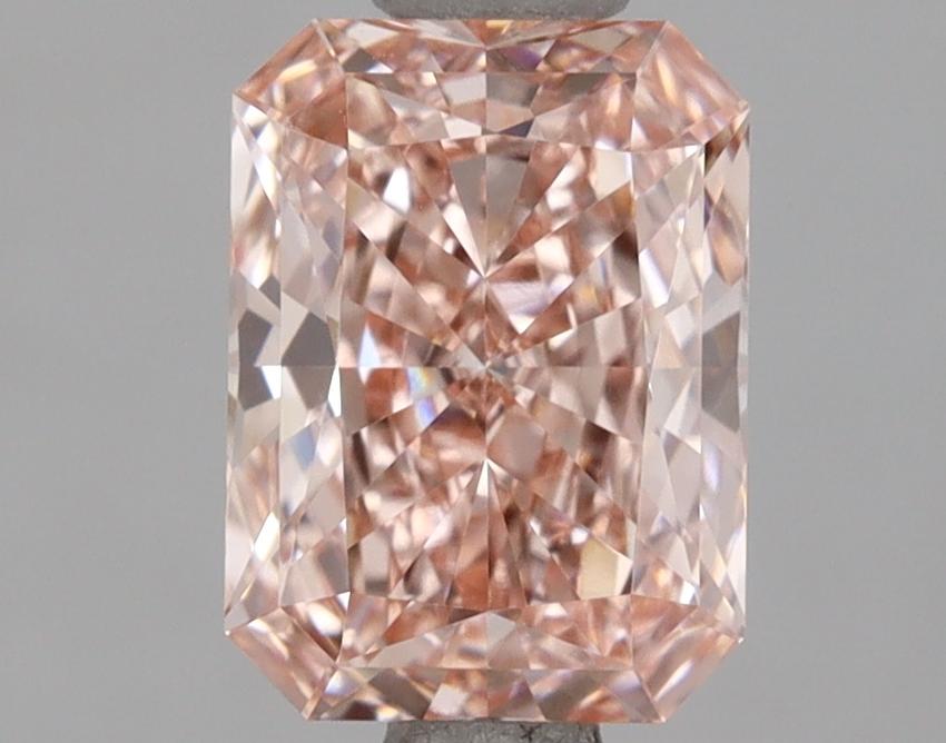 1.41 Ct. Fancy Vivid  Pink Radiant Lab Grown Diamond