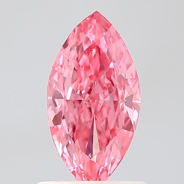 0.95 Ct. Fancy Vivid Pink Marquise Lab Grown Diamond