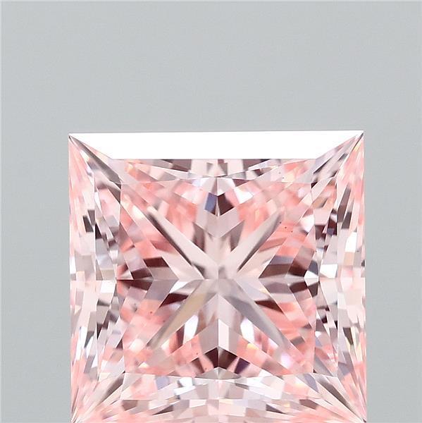 2.71 Ct. Fancy Intense Pink Princess Lab Grown Diamond