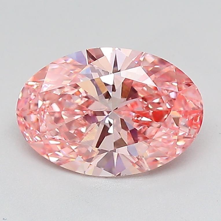 1.99 Ct. Fancy Vivid  Pink Oval Lab Grown Diamond
