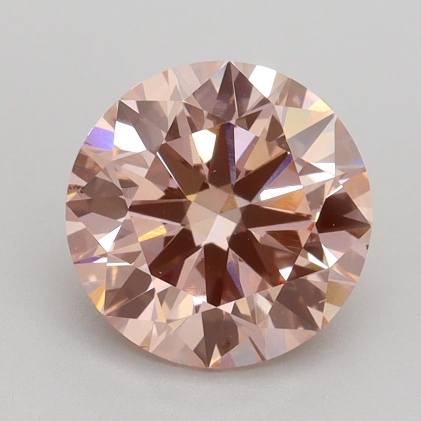 2.20 Ct. Fancy Intense Pink Round Lab Grown Diamond