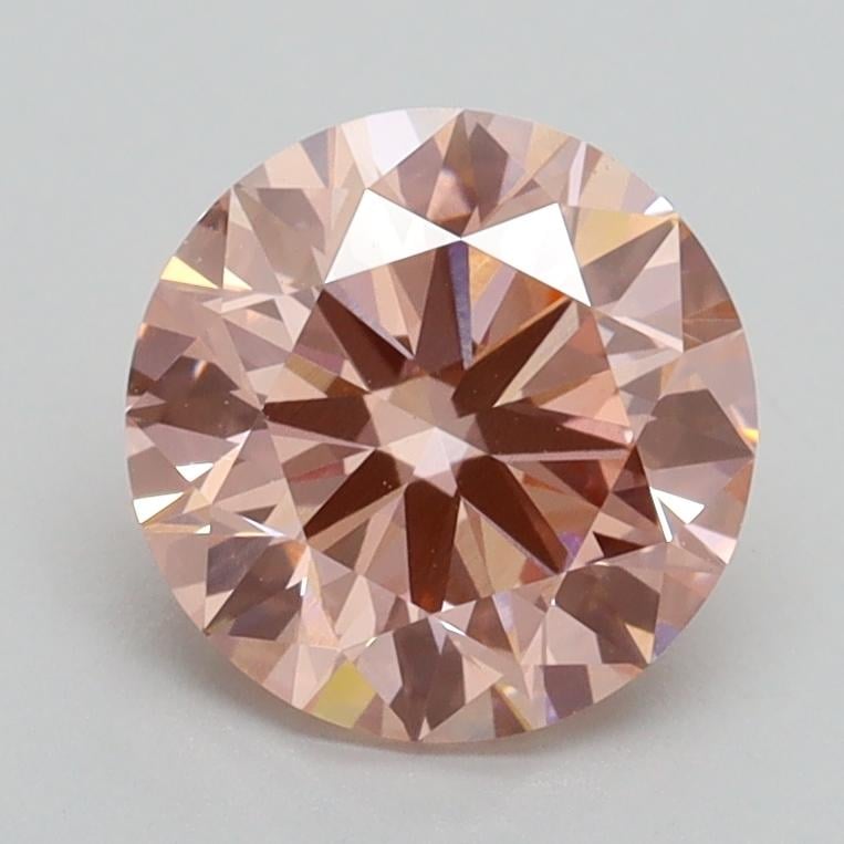 1.70 Ct. Fancy Intense Pink Round Lab Grown Diamond
