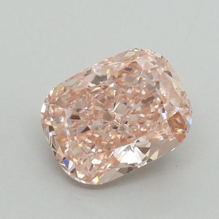 1.06 Ct. Fancy Vivid Pink Cushion Lab Grown Diamond