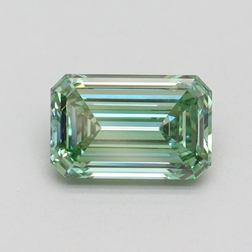 1.00 Ct. Fancy Vivid Green Emerald Lab Grown Diamond