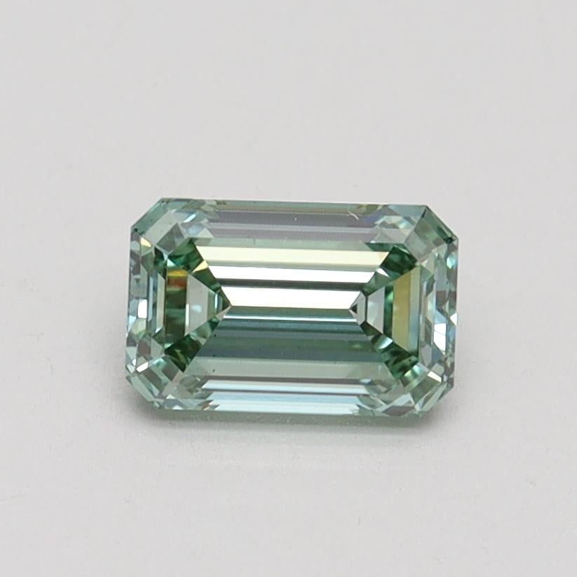 0.73 Ct. Fancy Intense Green Emerald Lab Grown Diamond
