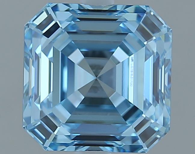 1.03 Ct. Fancy Vivid Blue Asscher Lab Grown Diamond