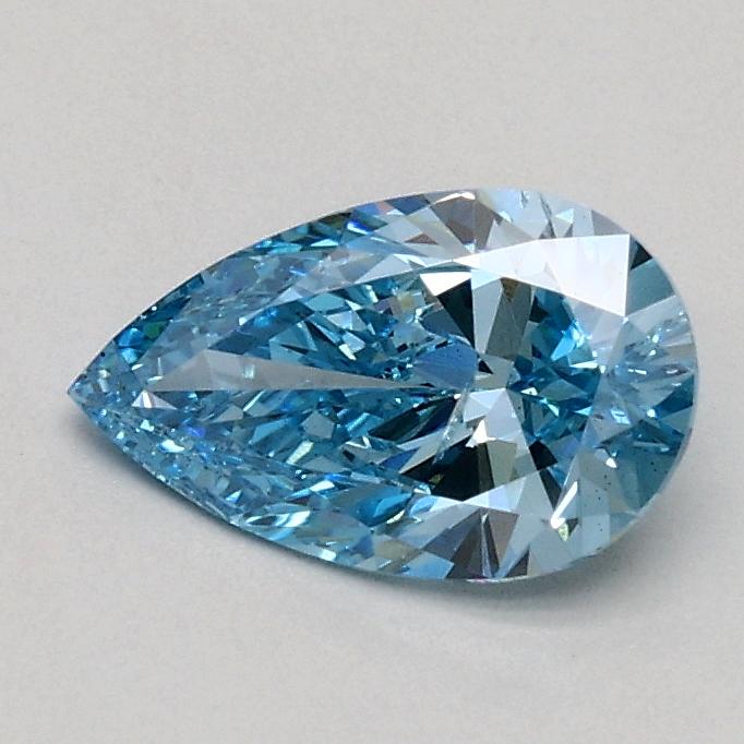 0.50 Ct. Fancy Vivid Blue Pear Lab Grown Diamond