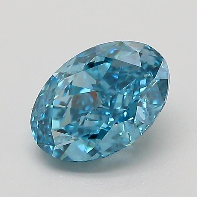 1.09 Ct. Fancy Blue Oval Lab Grown Diamond