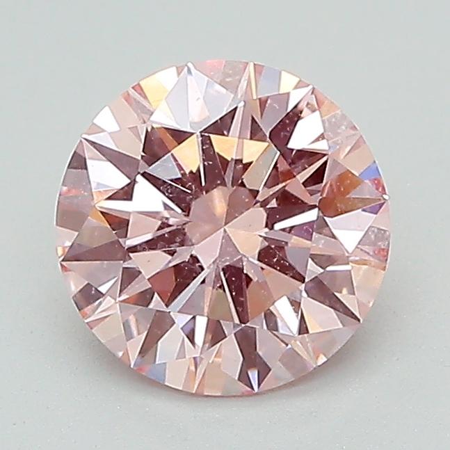 1.18 Ct. Fancy Intense Pink Round Lab Grown Diamond