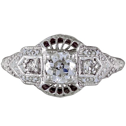 Art Deco Diamond Vintage Ring