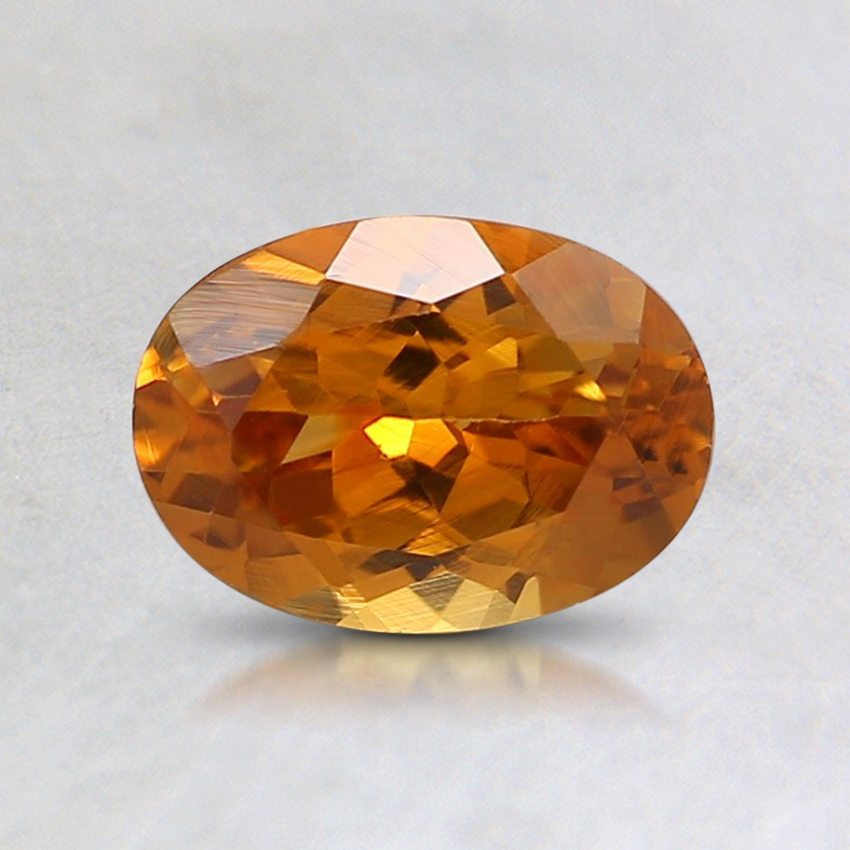 7x5mm Orange Oval Montana Sapphire